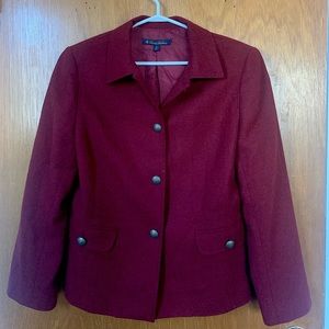 Maroon (red) Brooks Brothers Women’s Blazer